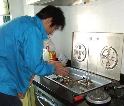 忻州市超人燃气灶维修服务案例
